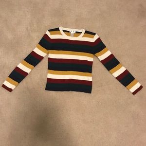 Girls Size XL Striped Sweater Worn a few times